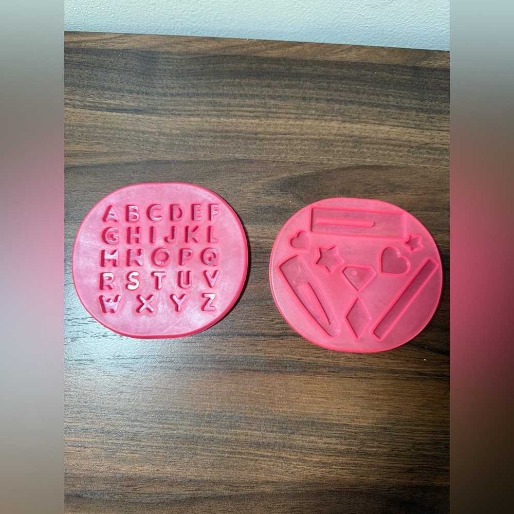 Alphabet Resin Mold Barrette Silicone Mold Set Pink